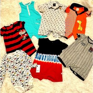 ❤️ TODDLER BOY 18-24 MONTH ROMPERS & ONESIE